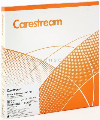  Сarestream Health (Kodak) MXG 35 х 35 см Зелёночувствительная пленка для общей рентгенологии. 100 листов 35 х 35 см.