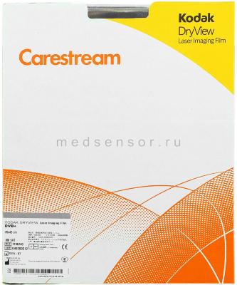 Carestream Health DVB+ Film 35x43 см, 100 листов Плёнка для принтера Kodak DryView 5800/5850. 35x43 см. 100 листов в упаковке.