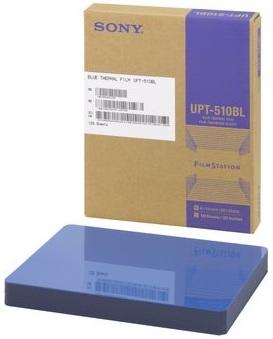Sony UPT-510BL - 20х25 см (8&quot;х10&quot;) 125 листов прозрачной голубой пленки 8 x 10" (20 x 25 см) для медицинских DICOM-принтеров Sony Filmstation моделей UP-DF550 и UP-DF750.