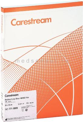 Carestream Health (Kodak) MXBE 30 х 40 см Синечувствительная пленка для общей рентгенологии. 100 листов 30 х 40 см.