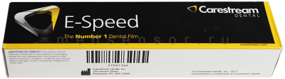  Carestream Health (Kodak) E-Speed 31x41 мм Интраоральная стоматологическая рентгенпленка E-Speed 3,1x4,1 см. 150 листов в упаковке.