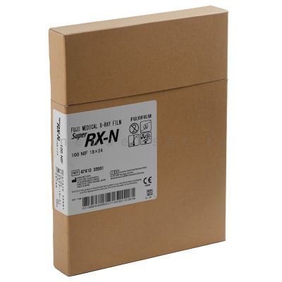 FUJIFILM Super RX-N 18x24 см Рентгенплёнка рентгеновская синечувствительная FujiFilm SuperRX-N 18х24 см. 100 листов в упаковке.