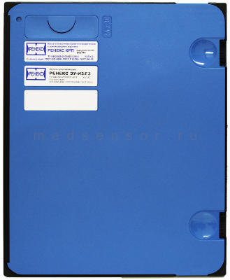 Кассета РЕНЕКС КРП с экраном ЭУ-В2, 24x30 см Пластиковая кассета с усиливающим экраном для синечувствительной плёнки. Класс чувствительности - 200.