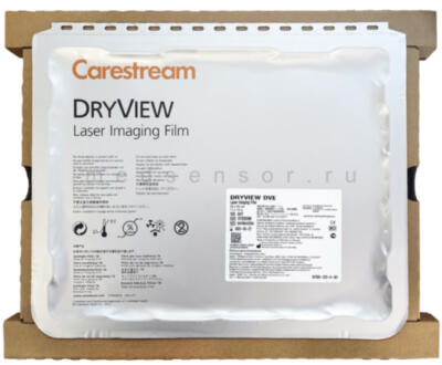 Carestream Health DVE Film 28x35 см, 125 листов Плёнка для принтера DryView 5700. 28x35 см. 125 листов в упаковке.