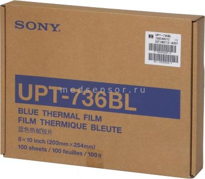 Sony UPT-736BL 20х25 см (8&quot;х10&quot;) 100 листов прозрачной голубой термопленки 8 x 10" (20,3 x 25,4 см) для принтера Sony UP-D74XR.